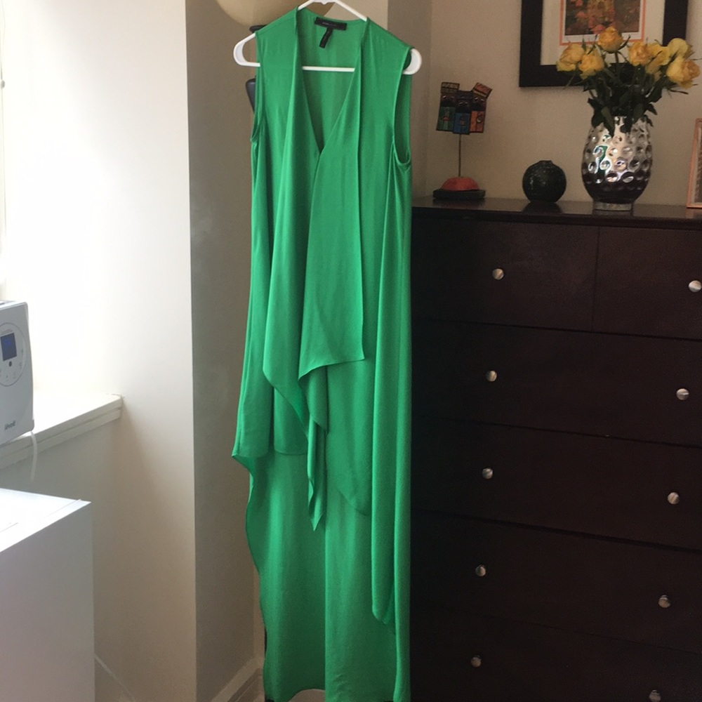 Green BCBG dress